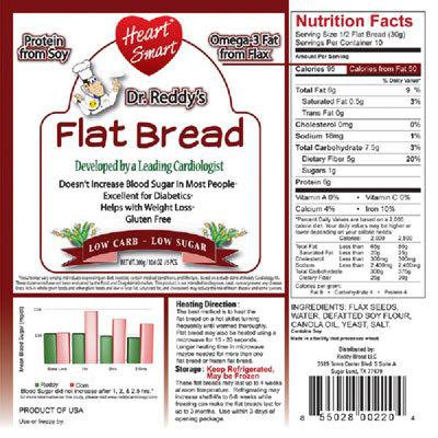 Dr. Reddy Heart Smart Flat Bread 5CT