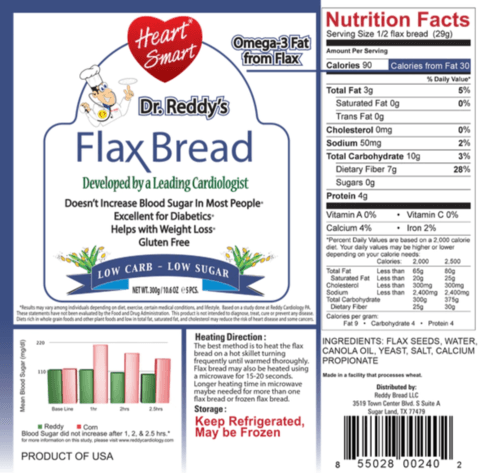 Dr. Reddy Flax Bread 5CT