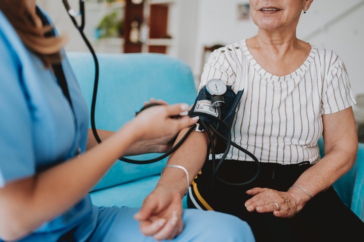 Professional blood pressure check for hypertension management in Sugar Land, TX